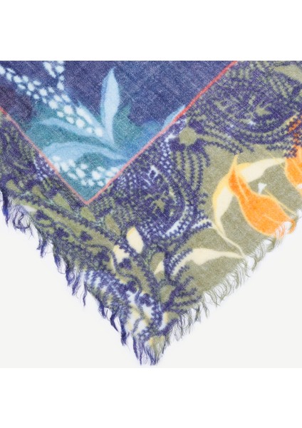 Çiçek Desenli Yün Şal fiyatları