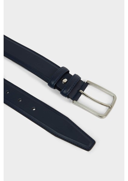 Erkek Dikdörtgen Toka Suni Deri Klasik Kemer G4432AXNS fiyatları