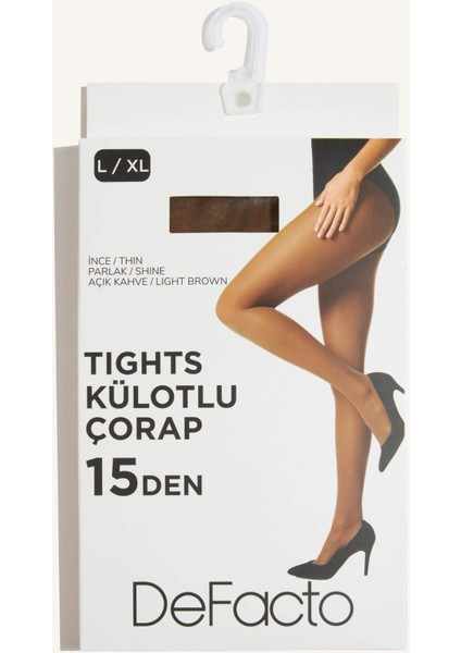 Kadın Açık Kahve 15 Denye Külotlu Çorap B5871AXNS fırsatları