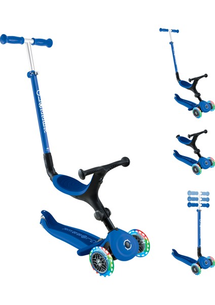 Go - Up Aktive Light Katlanabilir Işıklı Scooter - Lacivert fiyatları