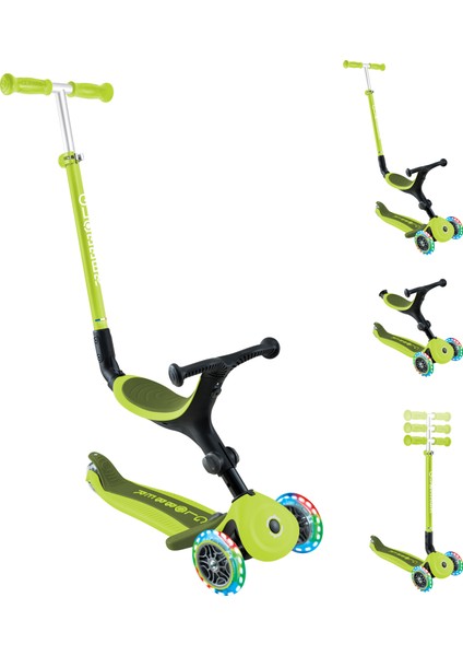 Go-Up Aktive Light Katlanabilir Işıklı Scooter - Yeşil fiyatları
