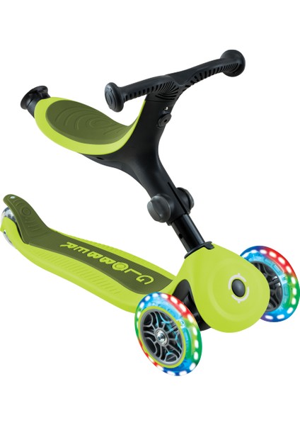Go-Up Aktive Light Katlanabilir Işıklı Scooter - Yeşil modelleri