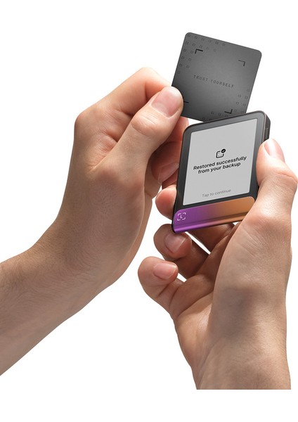 Flex Demir Fuşya Kripto Donanım Cüzdanı