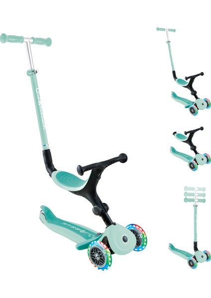 Go-Up Aktive Light Katlanabilir Işıklı Scooter - Mint Yeşili fiyatları