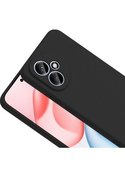 Honor 400 Kılıf Lansman Içi Kadife Kamera Korumalı Mara Silikon Kılıf-Siyah fiyatları