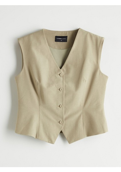 Yeni Sezon V Yaka Kadın Klasik Yelek indirimleri