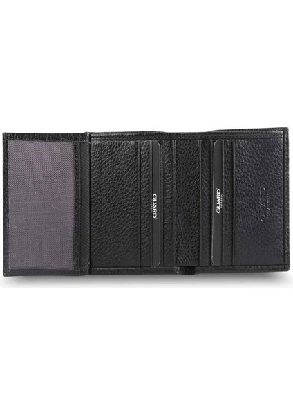 Siyah Çok Bölmeli Küçük Boy Dikey Model Hakiki Deri Erkek Cüzdanı - GRD251018WT866 modelleri