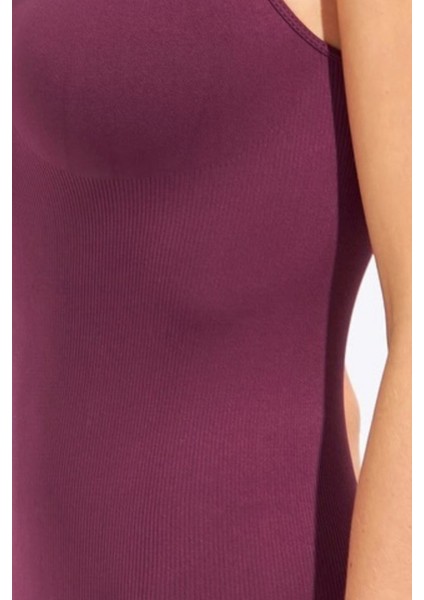 Virtus Push Up Büzgülü Pedsiz Seamless/dikişsiz Tulum Bordo modelleri