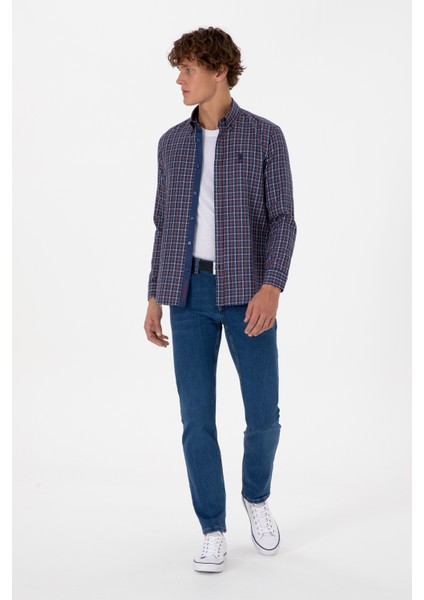 Erkek Bakır Gömlek Desenli 50316631-VR182 fırsatları