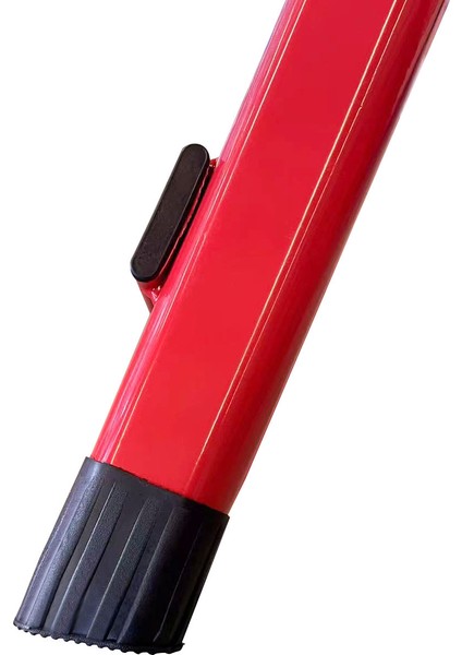 5 Basamaklı Katlanır Merdiven | Kaymaz Geniş Basamaklı Ev & Mutfak Tipi | 150 Kg Kapasiteli Emniyetli Kırmızı