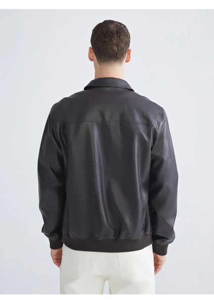 Standart Kalıp Erkek Deri Görünümlü Mont (W5) indirimleri