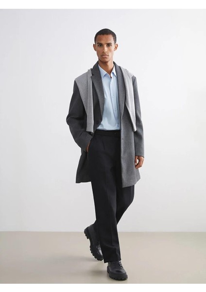 Standart Kalıp Erkek Kaşe Kaban (W5) fiyatları