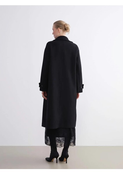 Dik Yaka Kadın Kaşe Kaban (W5) indirimleri