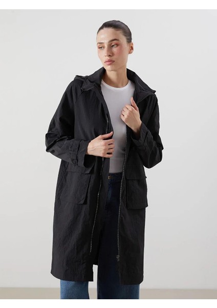 Kapüşonlu Kadın Yağmurluk (W5)