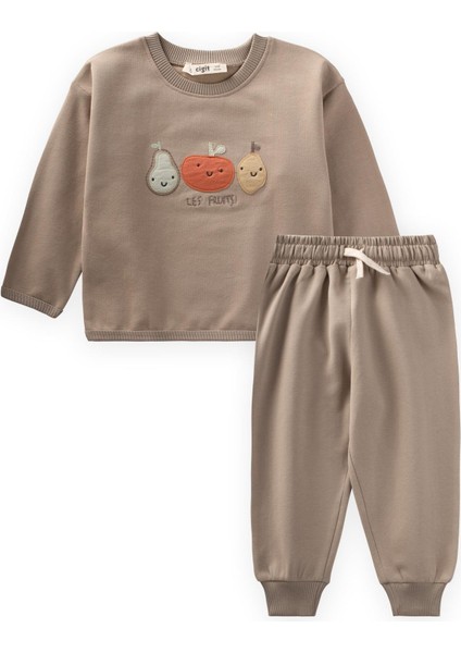 Sweatshirt Takım 1-5 Yaş S Vizon