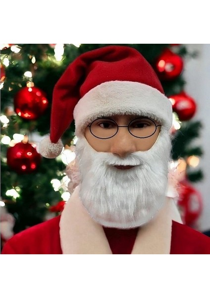 Noel Baba Şapka Sakal Set