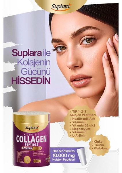 Hidrolize Kolajen Peptitleri ve Vitamin Kompleks Içeren Takviye Edici Gıda (330 G) fırsatları