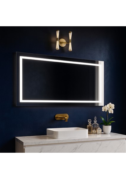 LED Işıklı Boy Aynası – Modern Dekoratif Dikdörtgen Duvar Aynası