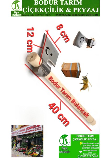 Bulancak Çok Yün Kullanışlı Küçük Dövme Çelik Arıcı Baltası