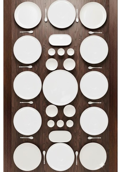 By Bambum Duru 37 Parça Porselen Kahvaltı Takımı Kahvaltı Seti Kahvaltılık- Sunum Seti fiyatları