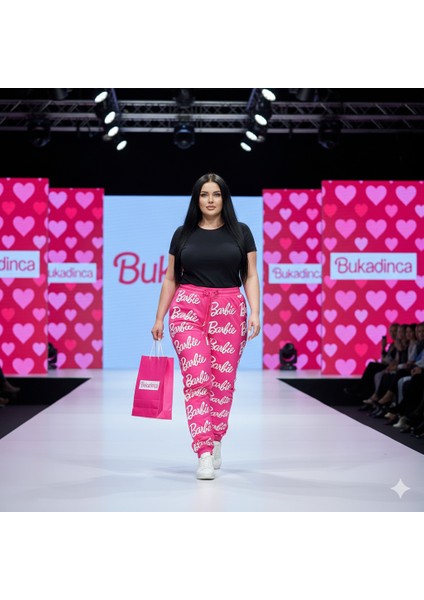 Barbie Yazılı Pijama Alt Uçuk Pembe - BK1000020 modelleri
