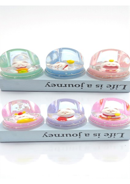 Şans Kedisi (Maneki-Neko) Sulu Kalemlik – Kar Küresi Efektli Uğur Dekoru (8 Cm) fiyatları