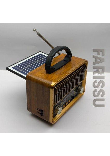 Everton RT-751 Nostaljik Tasarımlı Bluetooth/solar/usb/tf Kart Destekli Am/fm/sw modelleri