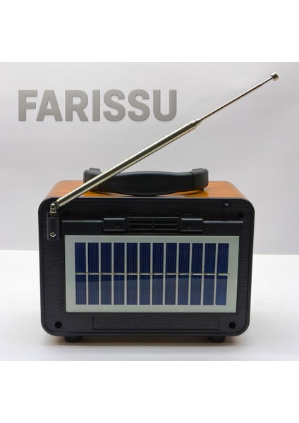 Everton RT-751 Nostaljik Tasarımlı Bluetooth/solar/usb/tf Kart Destekli Am/fm/sw