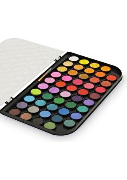 48 Renk Tablet Suluboya Seti Su Hazneli Fırça ile 48 Parça Renkli Boya modelleri