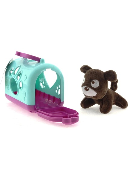 Taşıma Çantalı Peluş Kahverengi Yavru Köpek modelleri