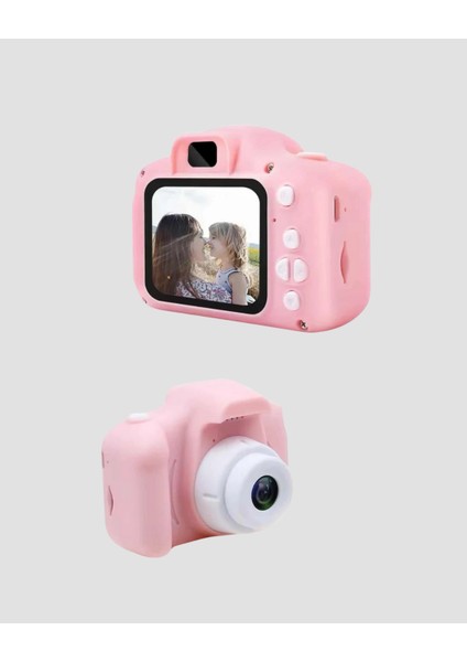 8mp Mini Çocuk Fotoğraf Makinesi – Pembe Ses Kaydı Özellikli fiyatları