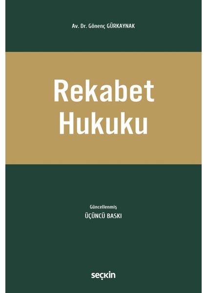 Rekabet Hukuku 3. Baskı