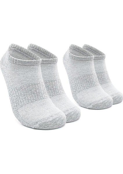 Ince Yazlık Gri 36-40 Numara 2 Çift Çocuk Bilek Çorap