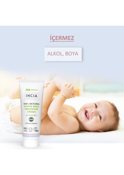 %100 Doğal Pişik Önleyici Jel Krem ATOPURE ® Yenidoğan Nemlendirici Koruyucu Hassas Bakım 60ml modelleri