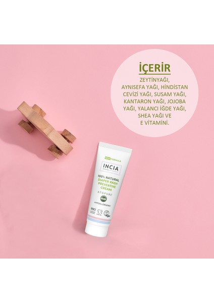 %100 Doğal Pişik Önleyici Jel Krem ATOPURE ® Yenidoğan Nemlendirici Koruyucu Hassas Bakım 60ml fırsatları