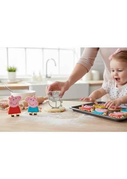 Peppa Pig Hamur Kurabiye Kalıbı 4 Adet fiyatları