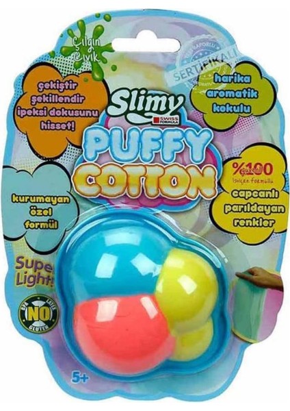 Slimy Bulutlu Puffy Cotton Kokulu Slimy - 33851 (Lisinya)