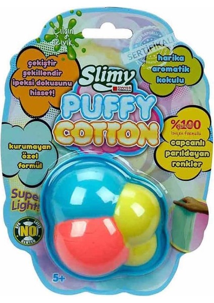 Slimy Bulutlu Puffy Cotton Kokulu Slimy - 33851 (Lisinya) fırsatları