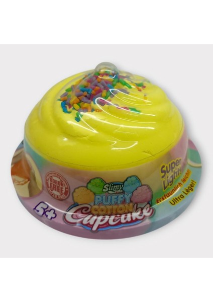 Slimy Puffy Cotton 22 gr - Sarı Slime (Lisinya)