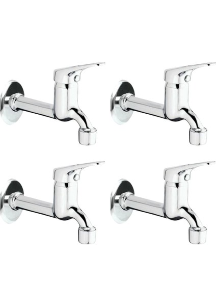 4lü Aç Kapa Mix Lavabo Musluk Wc Lavabo Uzun Musluk Perlatörlü ( Lisinya )