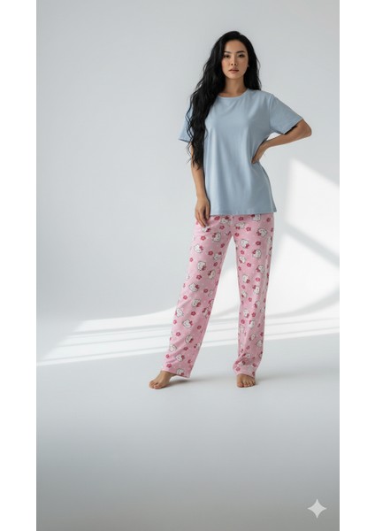 Hello Kitty Küçük Desenli Pijama Altı