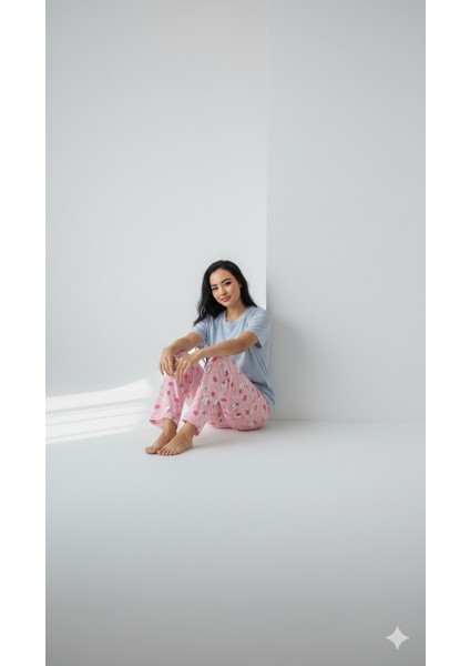 Hello Kitty Küçük Desenli Pijama Altı fiyatları