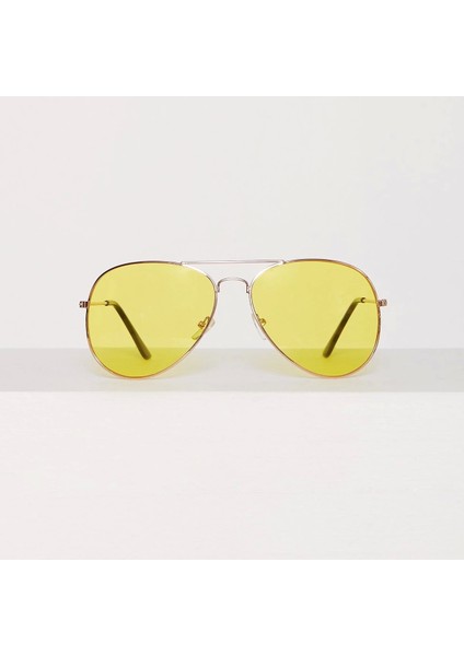 Unisex Gold Metal Çerçeveli Damla Gözlük (Kutulu) ( Lisinya ) modelleri