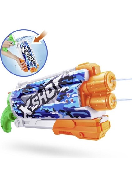 X-Shot Su Tabancası - Hızlı Doldurma Fonksiyonlu - Mavi (Lisinya)