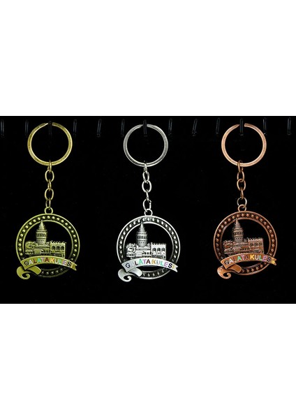 Metal Galata Kulesi Anahtarlık ALK2213 - Lisinya