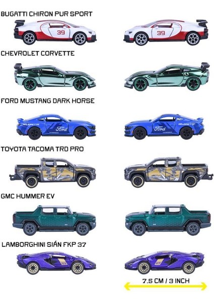 Deluxe Serisi Metal Diecast - Ford Mustang Dark Horse 2001000 modelleri