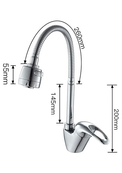 Mix Kuğu Mutfak Evye Batarya Oynar Başlıklı ( Lisinya ) modelleri