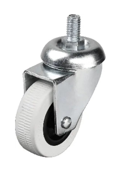 332 - 50X20 mm Çift Bilyalı Vidalı Teker 4 Adet ( Lisinya )