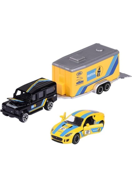 Yarış Römorku Seti - Toyota gr Supra ve Römorklu Land Rover Defender 110 2003001