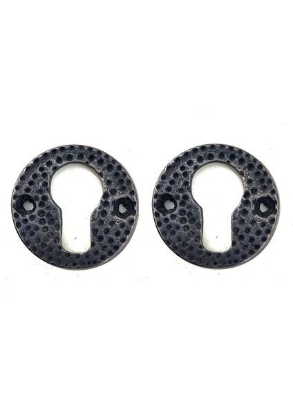 Antika Tarz Dekoratif Pirinç Oda Kilit Rozeti - 49MM, Oksit - Lisinya